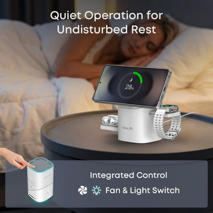 🔥3-in-1 Foldable Magnetic Wireless Charging Station for apple watch/airpods/iPhone/Samsung